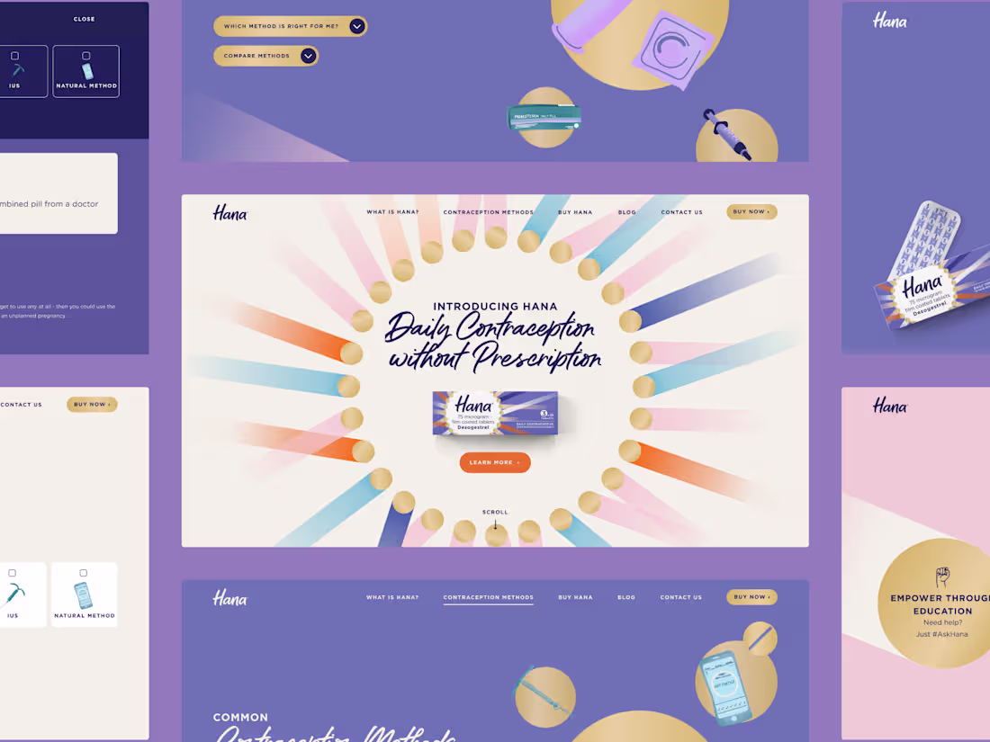 Cover image for Stigma-Free Contraception Platform for Hana UK