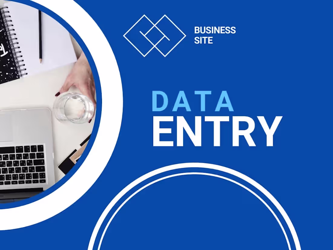 Cover image for I WILL WORK ALL TYPE DAYA ENTRY AND DATA ANALYSIS. 