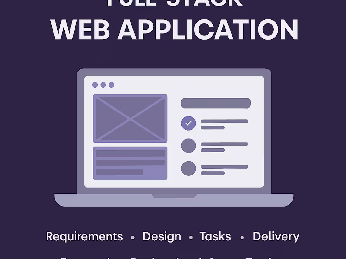 Cover image for Full-Stack Web & APP - Architecture, Backend, Front & Production