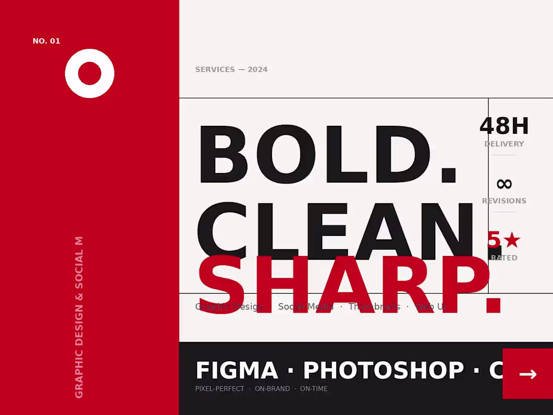 Cover image for Social Media Graphics, Thumbnails & Website Design