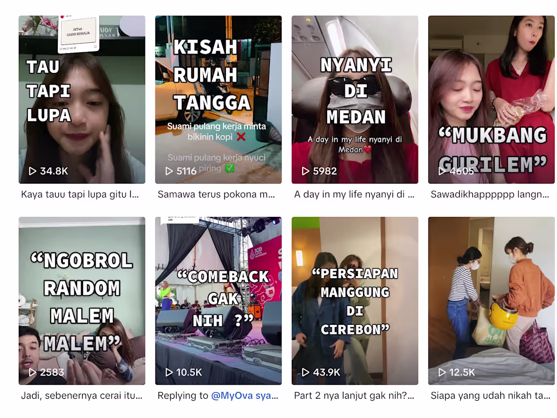 Cover image for Sendy Ariani on TikTok
