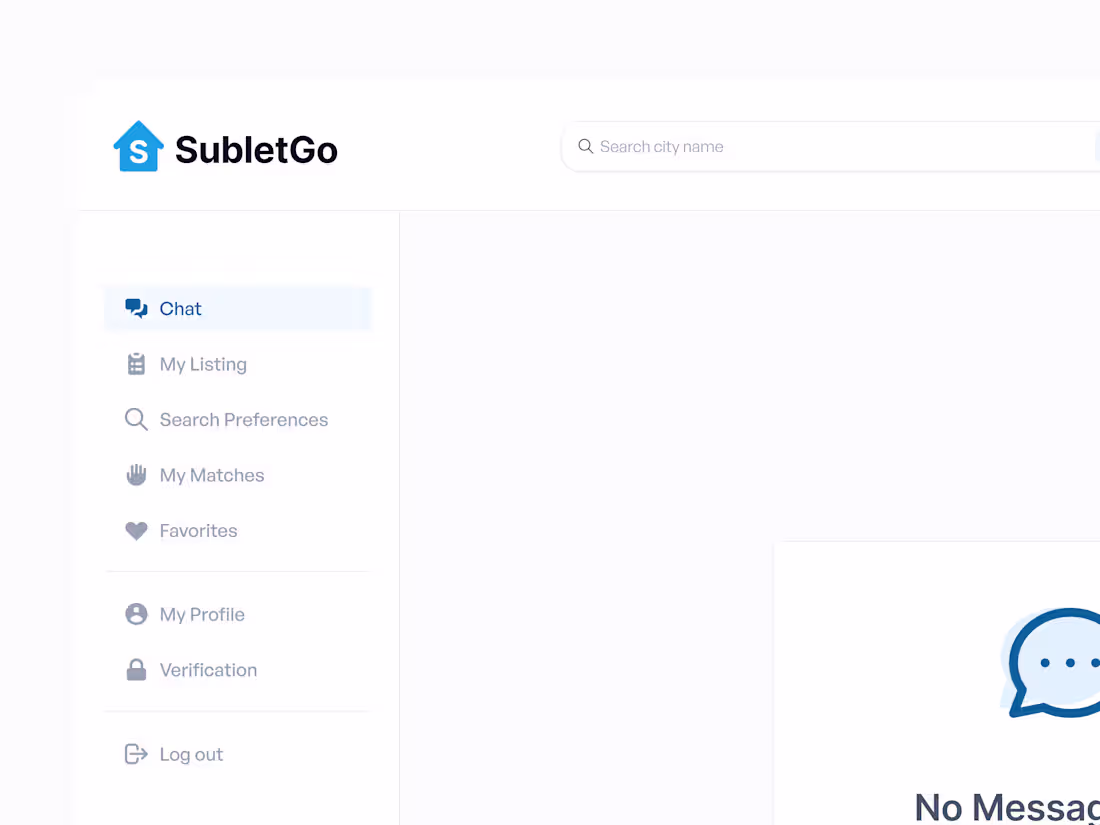 Cover image for subletgo  interface