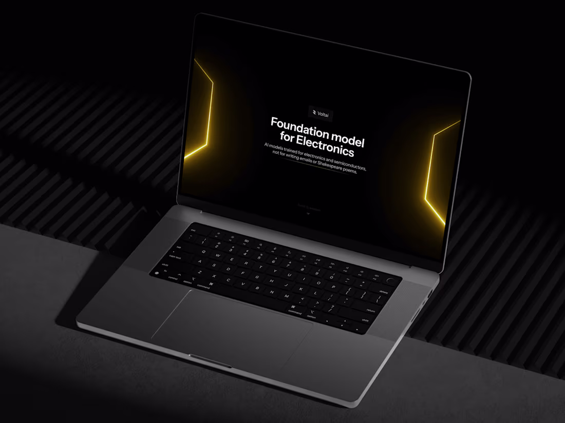 Cover image for Voltai - Landing Page Design