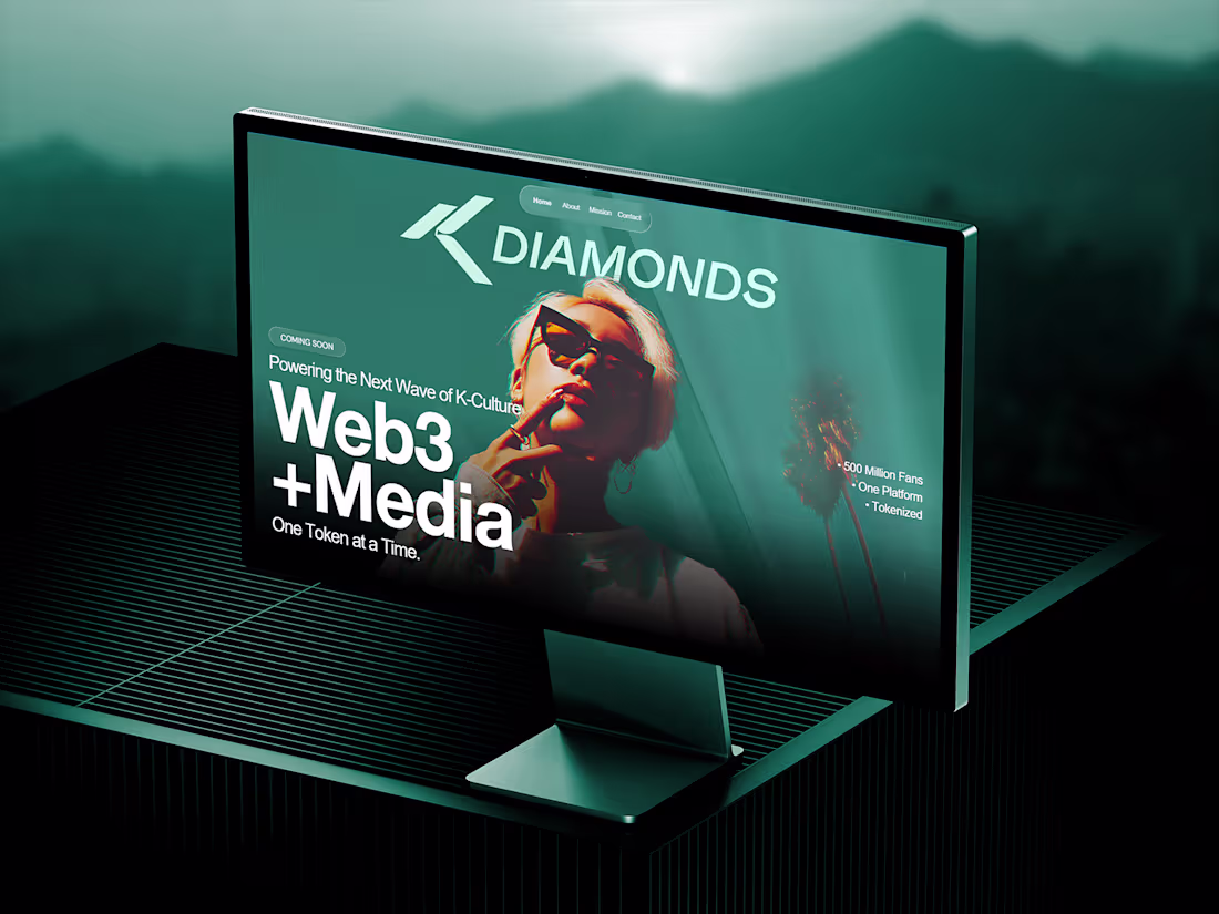 Cover image for KDiamonds Brand Foundation and Teaser Website