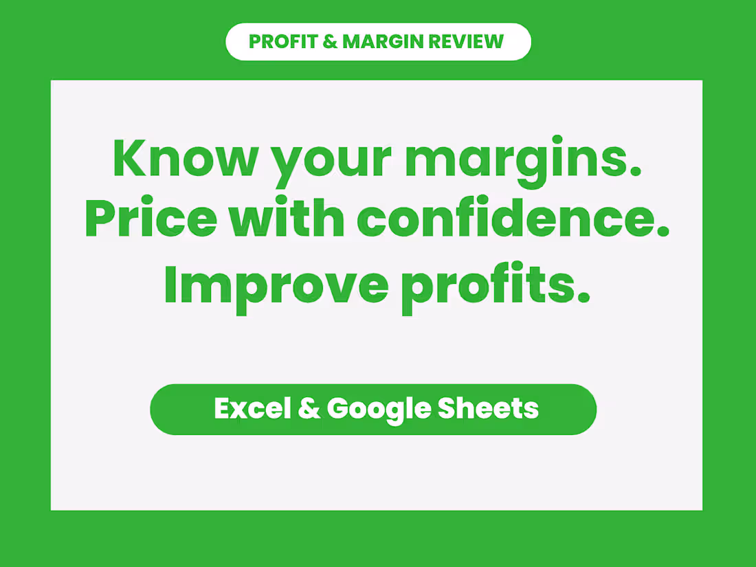 Cover image for Completed a profit, pricing and margin review to identify wh...