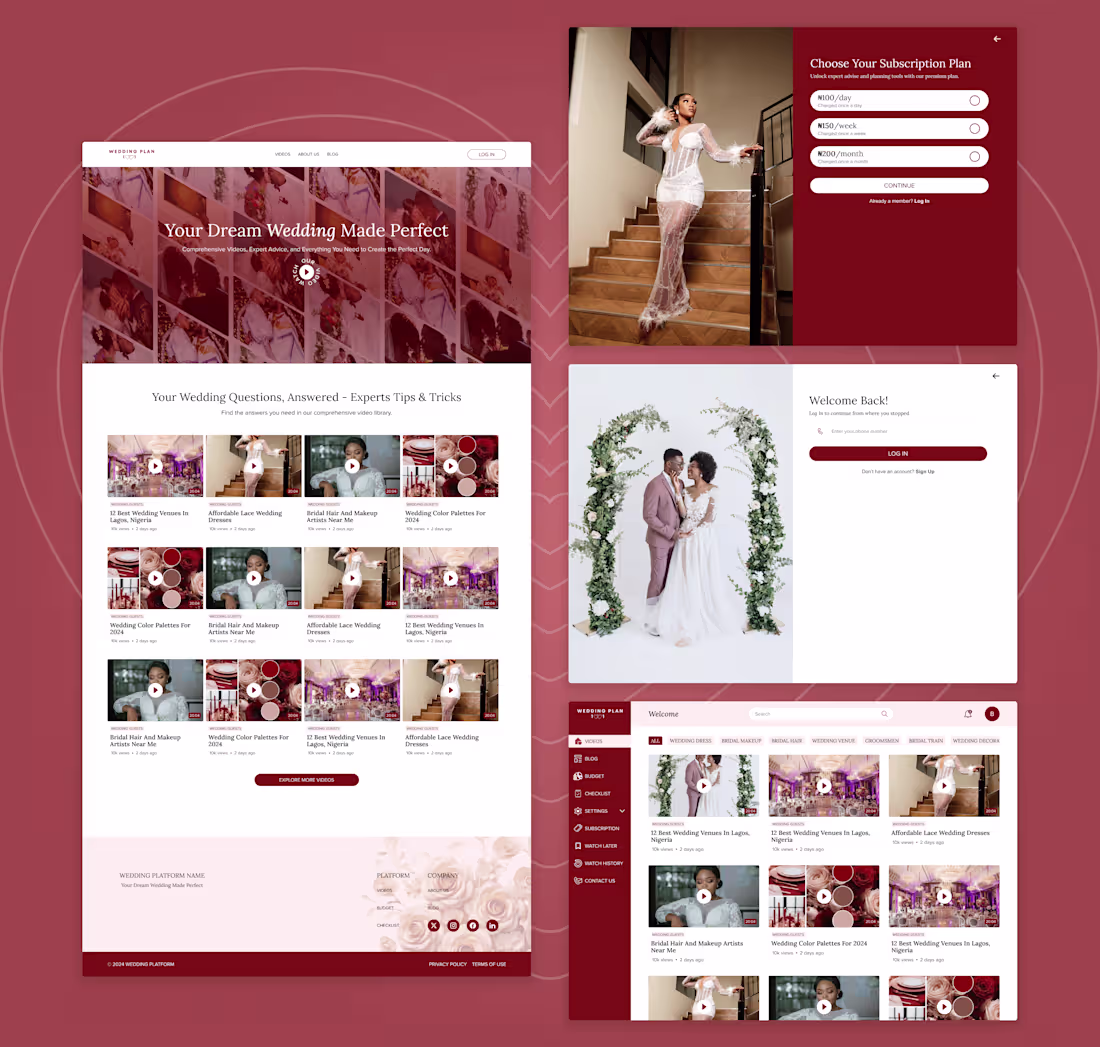 Cover image for Wedding Planning App