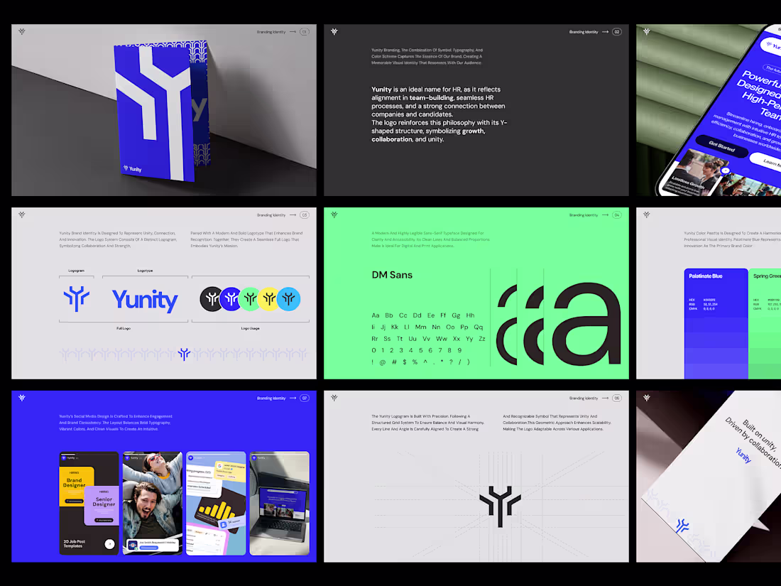 Cover image for Yunity - HR ⏐ Branding & Visual Identity
