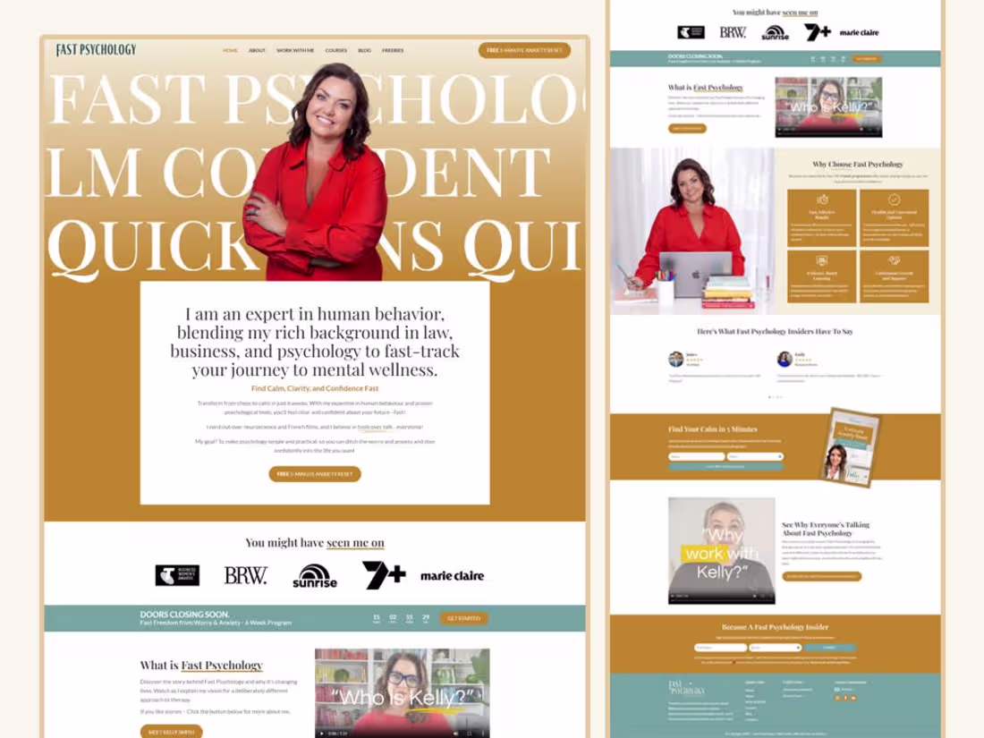 Cover image for Psychologist WordPress Website Redesign with Elementor Builder