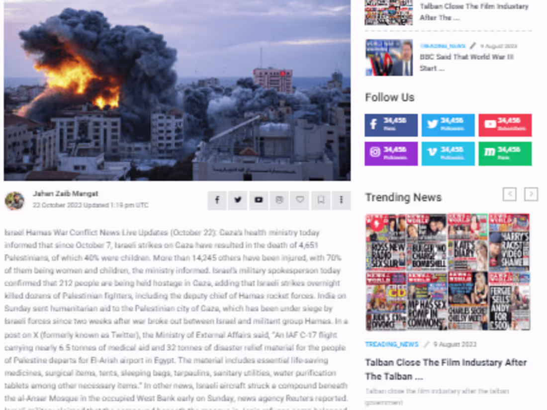 Cover image for News Website