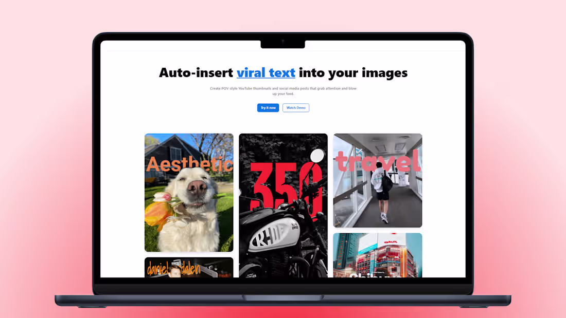Cover image for TextBehindObject is an application that