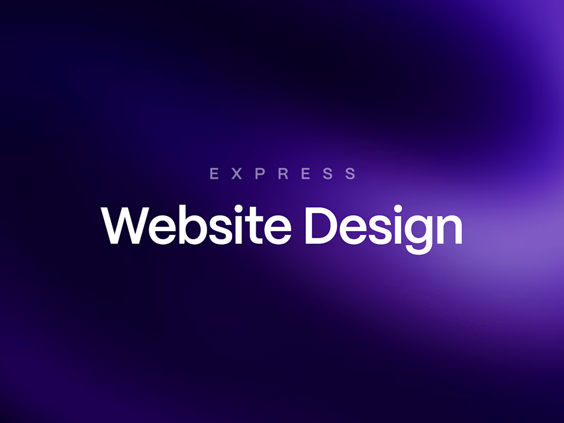 Cover image for Express Website Design