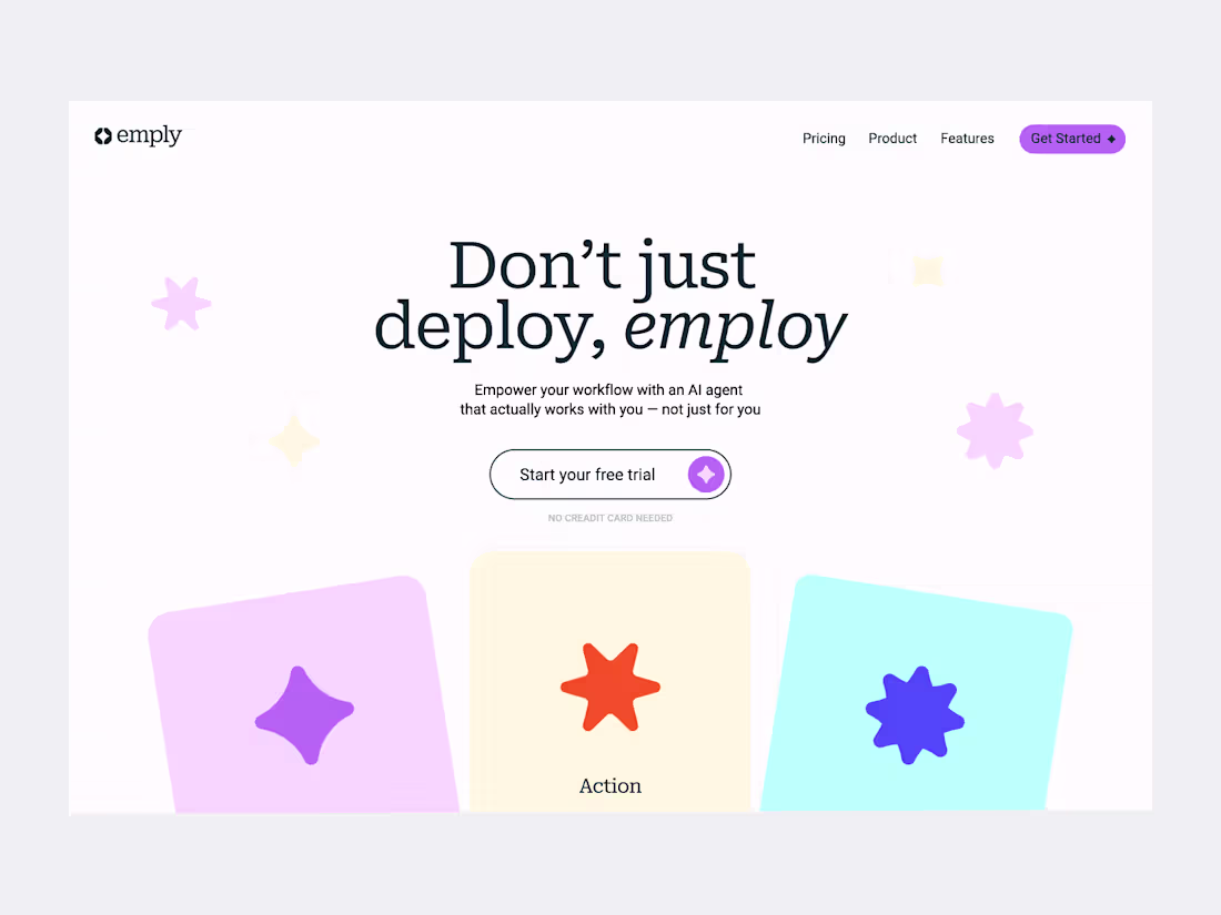 Cover image for Emply - Hero section exploration