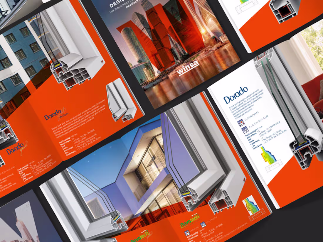 Cover image for Winsa PVC Window Systems catalog designs.