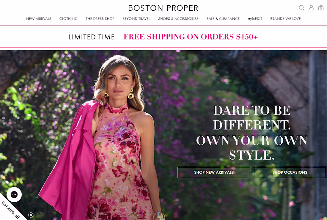 Cover image for Shopify & Frontend Engineering for Boston Proper