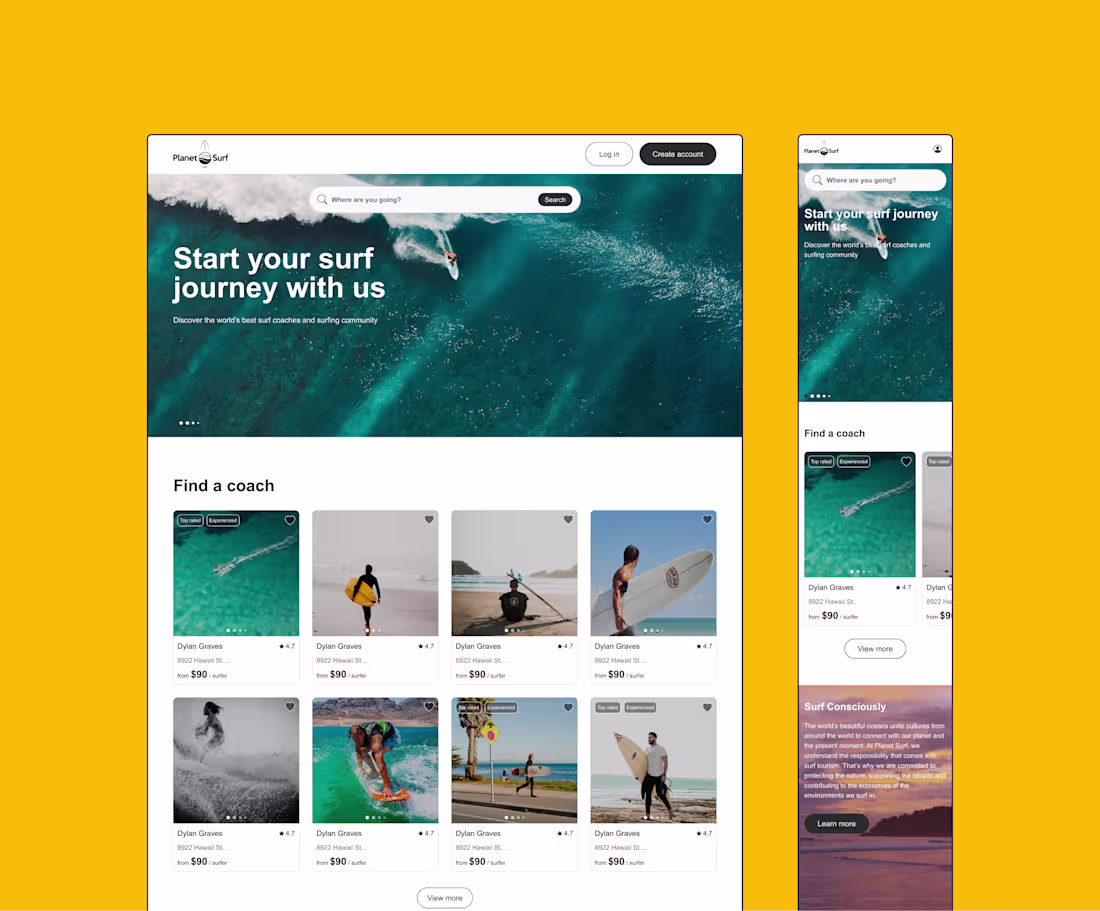 Cover image for Planet Surf: Lessons in paradise