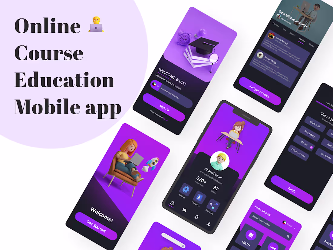 Cover image for Online Course - Education Mobile app