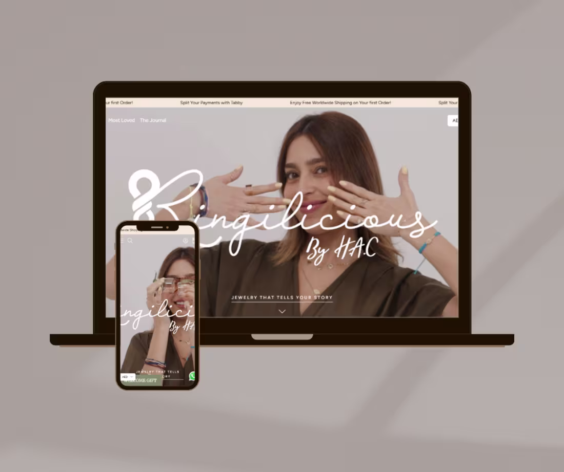 Cover image for Project: Ringilicious
Role: Senior Shopify Developer
URL: