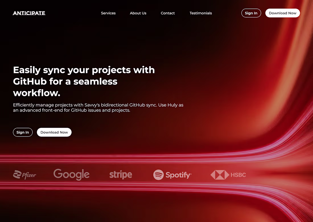 Cover image for Hero section for a website what do you think about it?