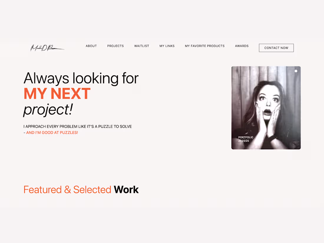 Cover image for Maddie D. Reese’s Website