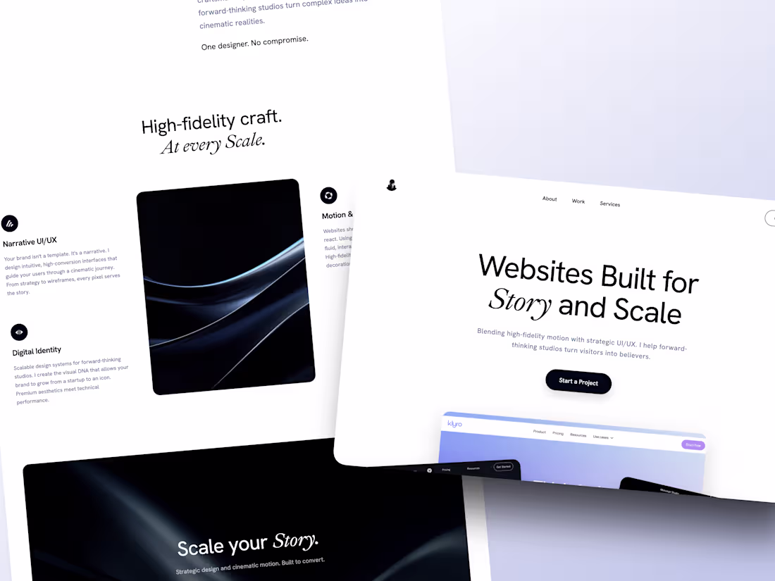 Cover image for Repositioning for Story & Scale: A Portfolio Redesign