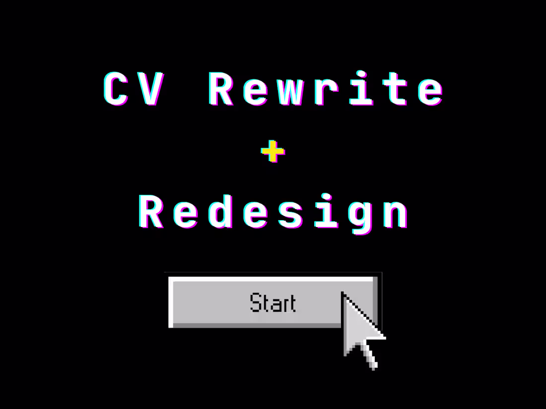Cover image for CV/Portfolio/LI redesign+rewrite: secure your next interview