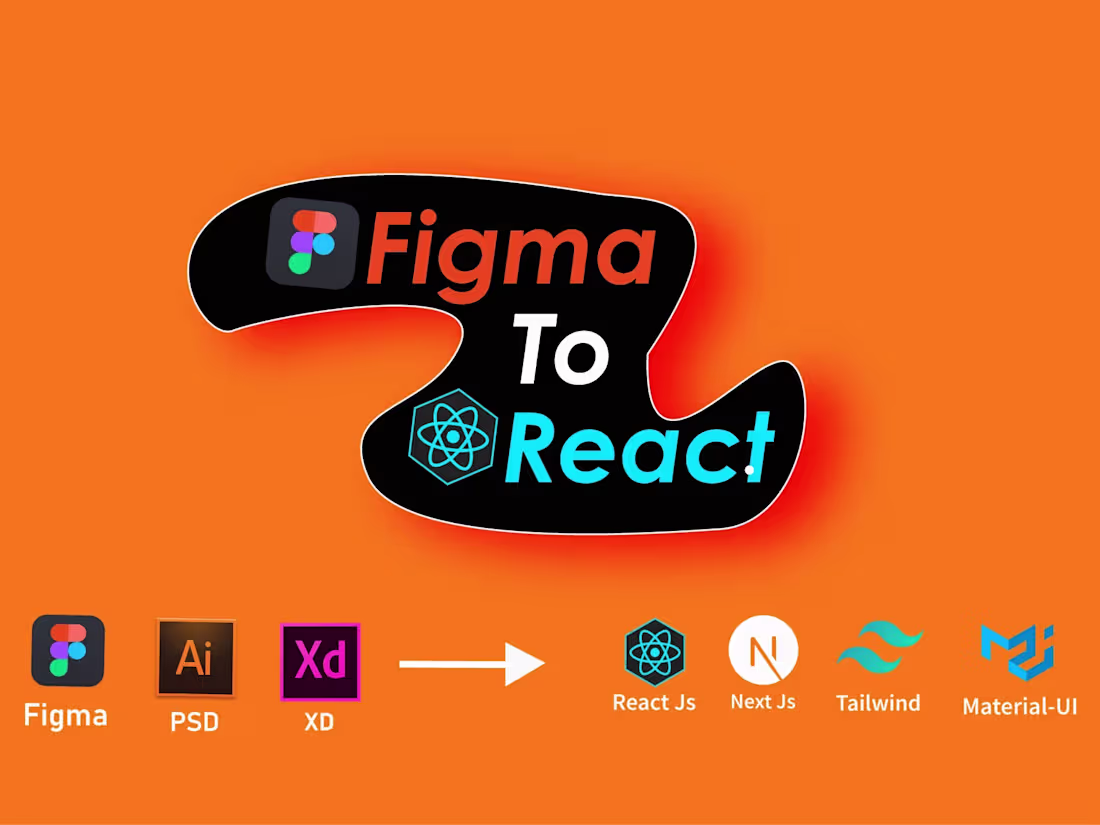 Cover image for Convert Figma to Responsive React Next.js Firebase & Stripe App.