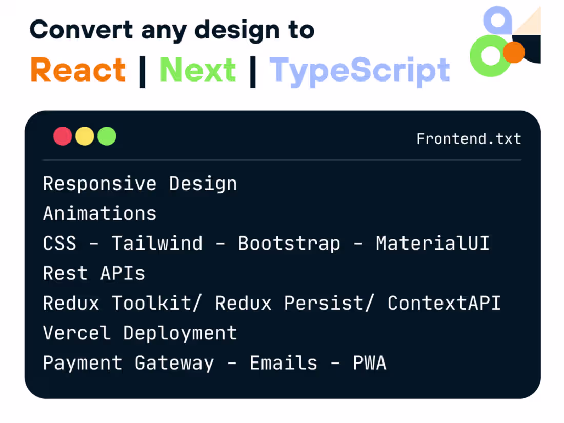 Cover image for React / Next.js Website - Figma to UI 