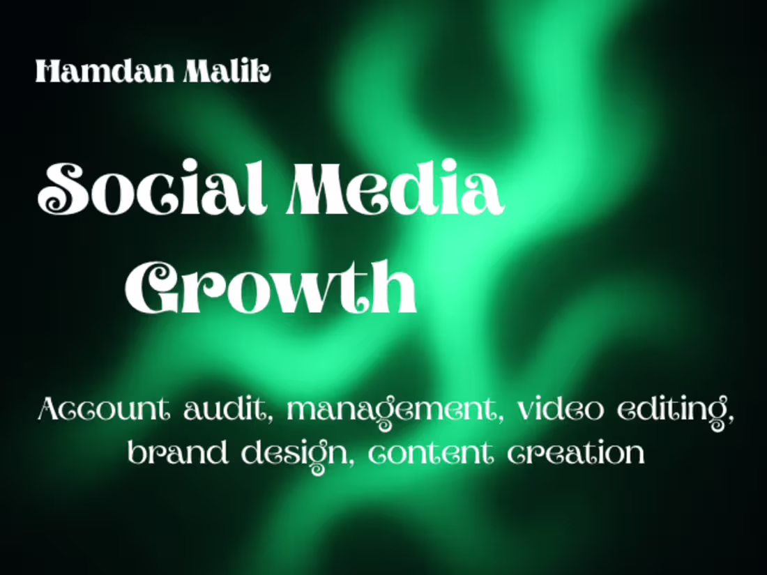 Cover image for Organic Social Media Growth for Small Businessess