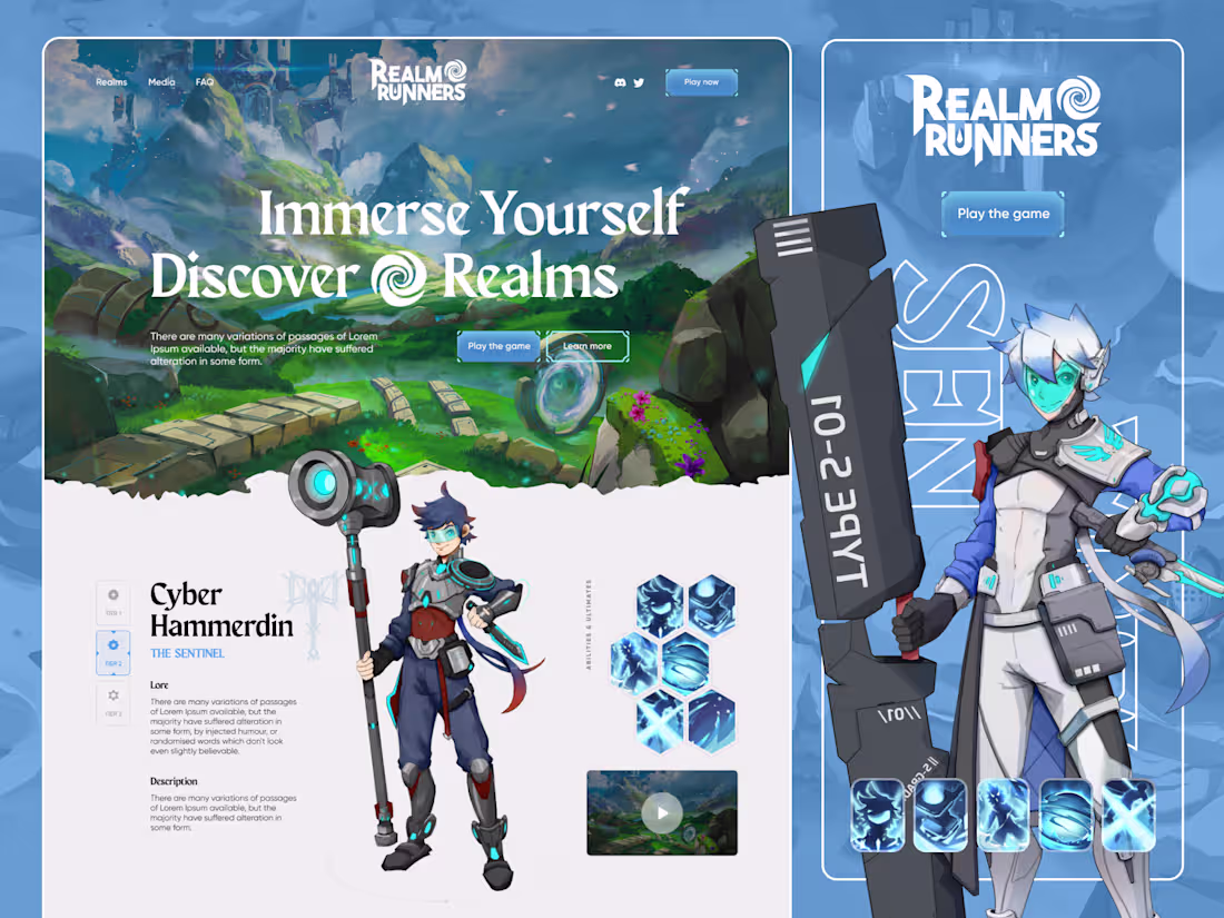 Cover image for Realm Runners: Web3 Game Concept