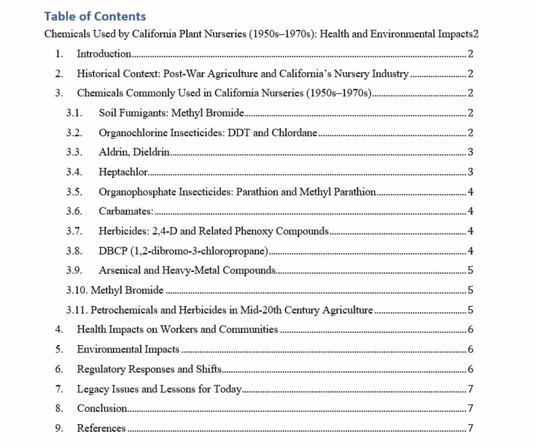 Cover image for "This study explores the chemicals used by California plant ...