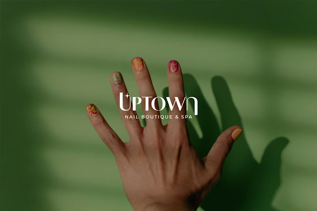 Cover image for Uptown Nail Boutique & Spa -  Rebrand & Website Redesign
