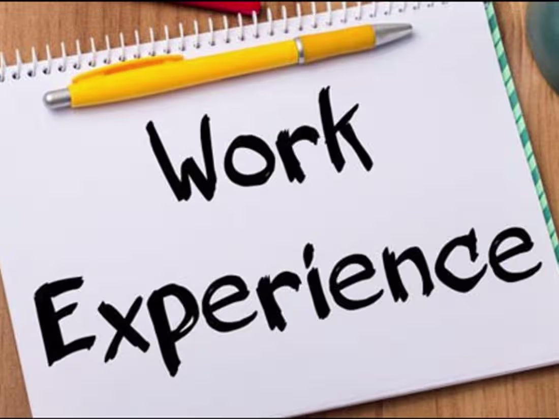 Cover image for Work experience