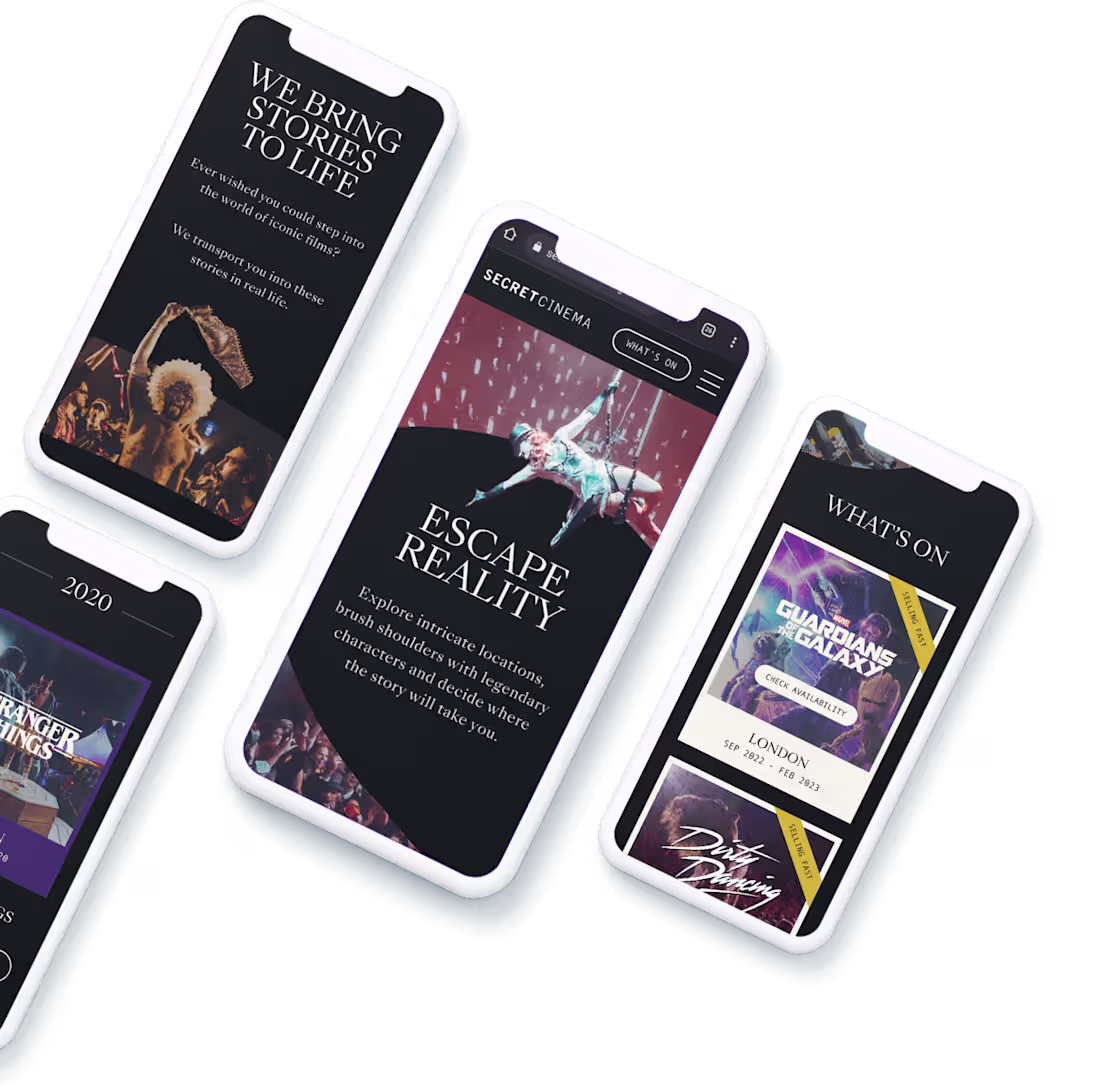 Cover image for Secret Cinema Redesign