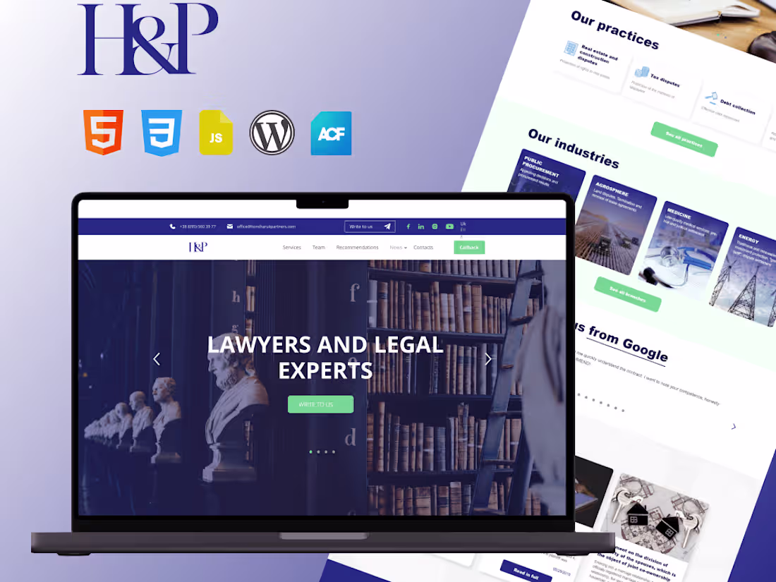 Cover image for Wordpress ➡️H&P