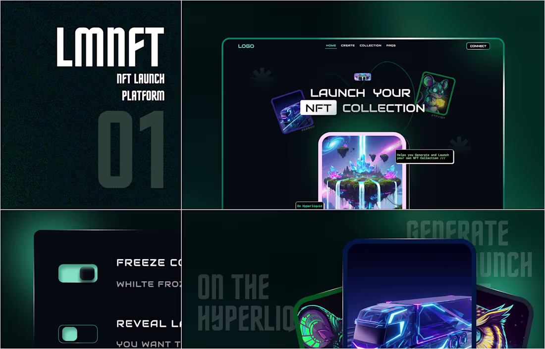 Cover image for Recently worked on a NFT website design for practice. kept i...