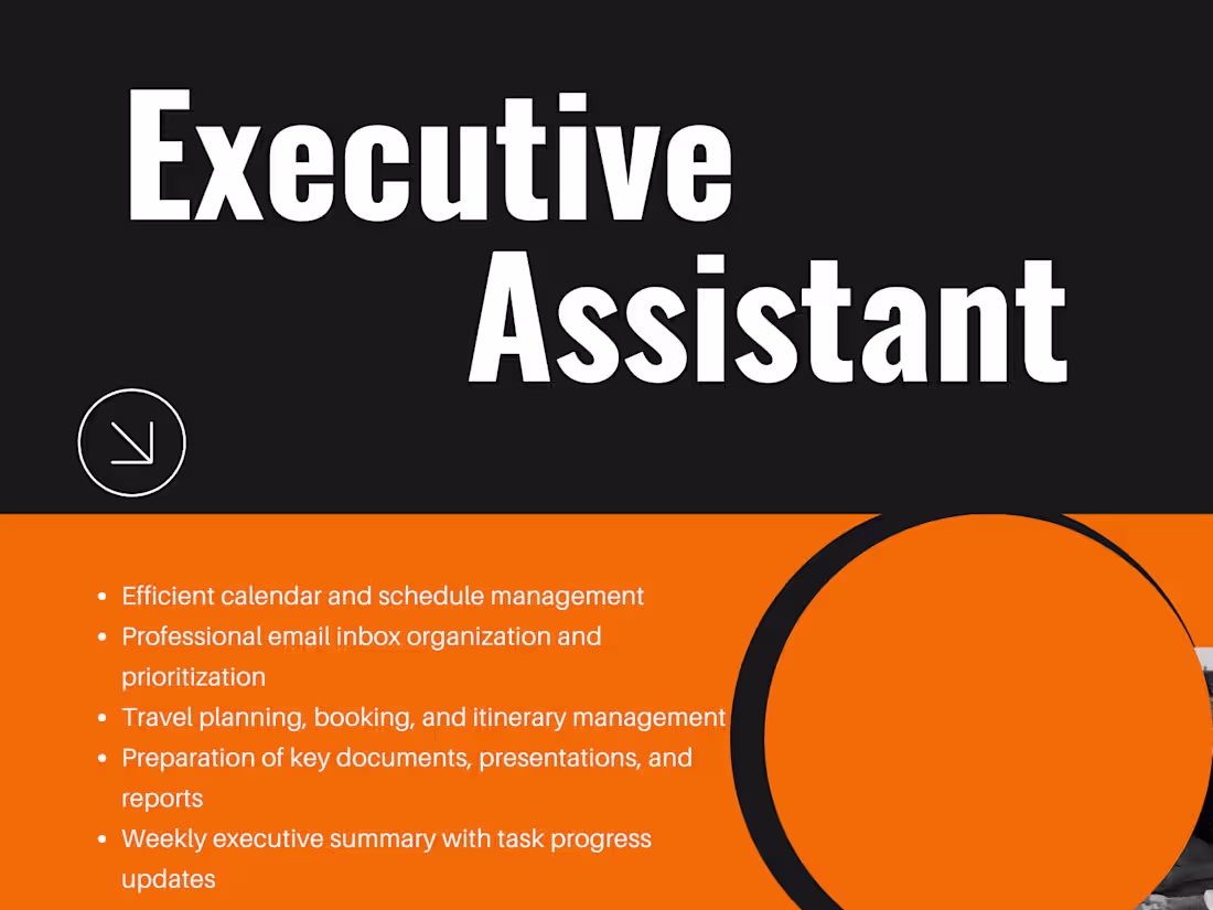 Cover image for Executive Assistant Services for C-Suite and Busy Professionals