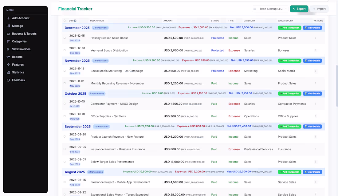 Cover image for Financial Tracker Desktop Application Development