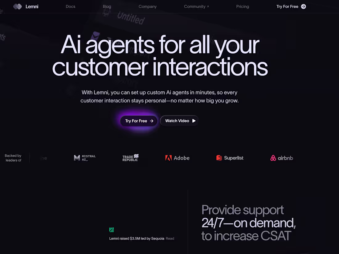 Cover image for Lemni - Backend Engineering