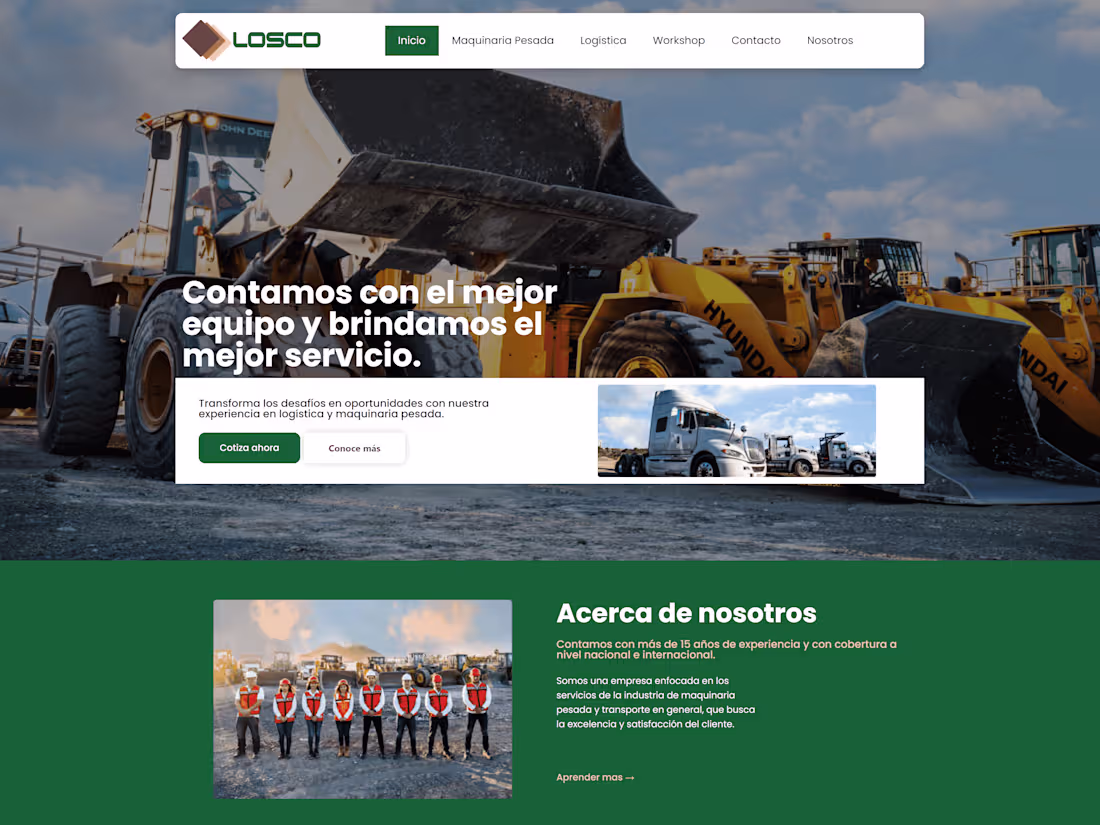 Cover image for Losco | Constructional Website