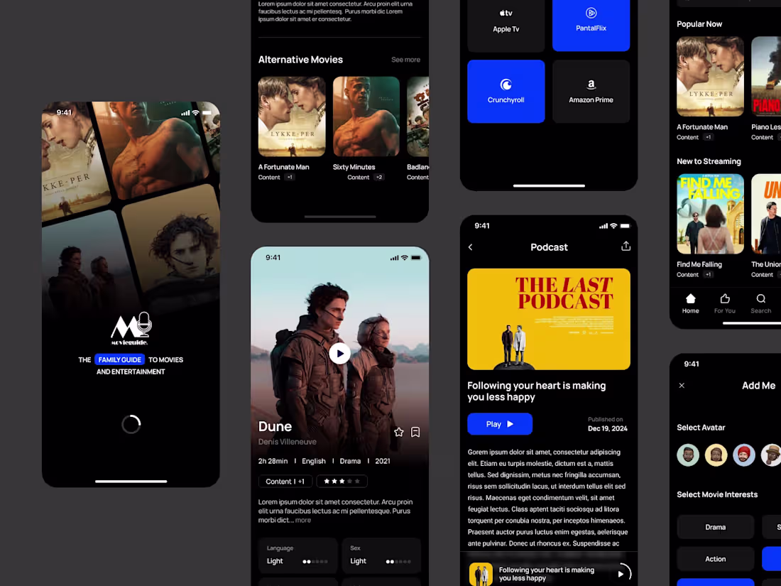Cover image for UI/UX Design | Movieguide Application