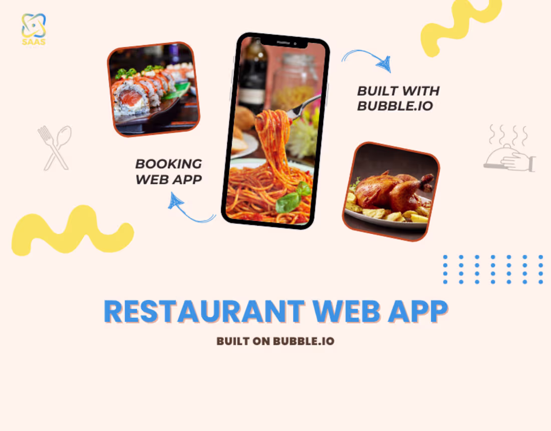 Cover image for Restaurant web app with bubble.io :: Behance