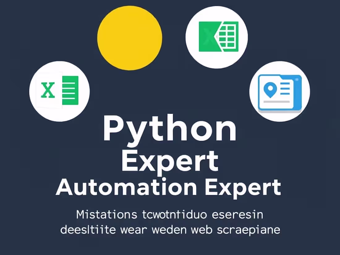 Cover image for  Python Automation Expert | Excel & Data Processing 