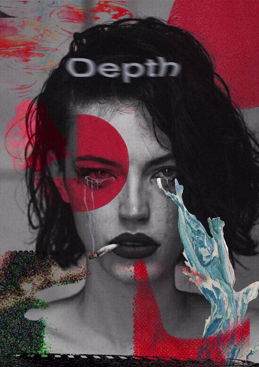 Cover image for There's a quiet way behind the eyes "Depth" is that space - ...