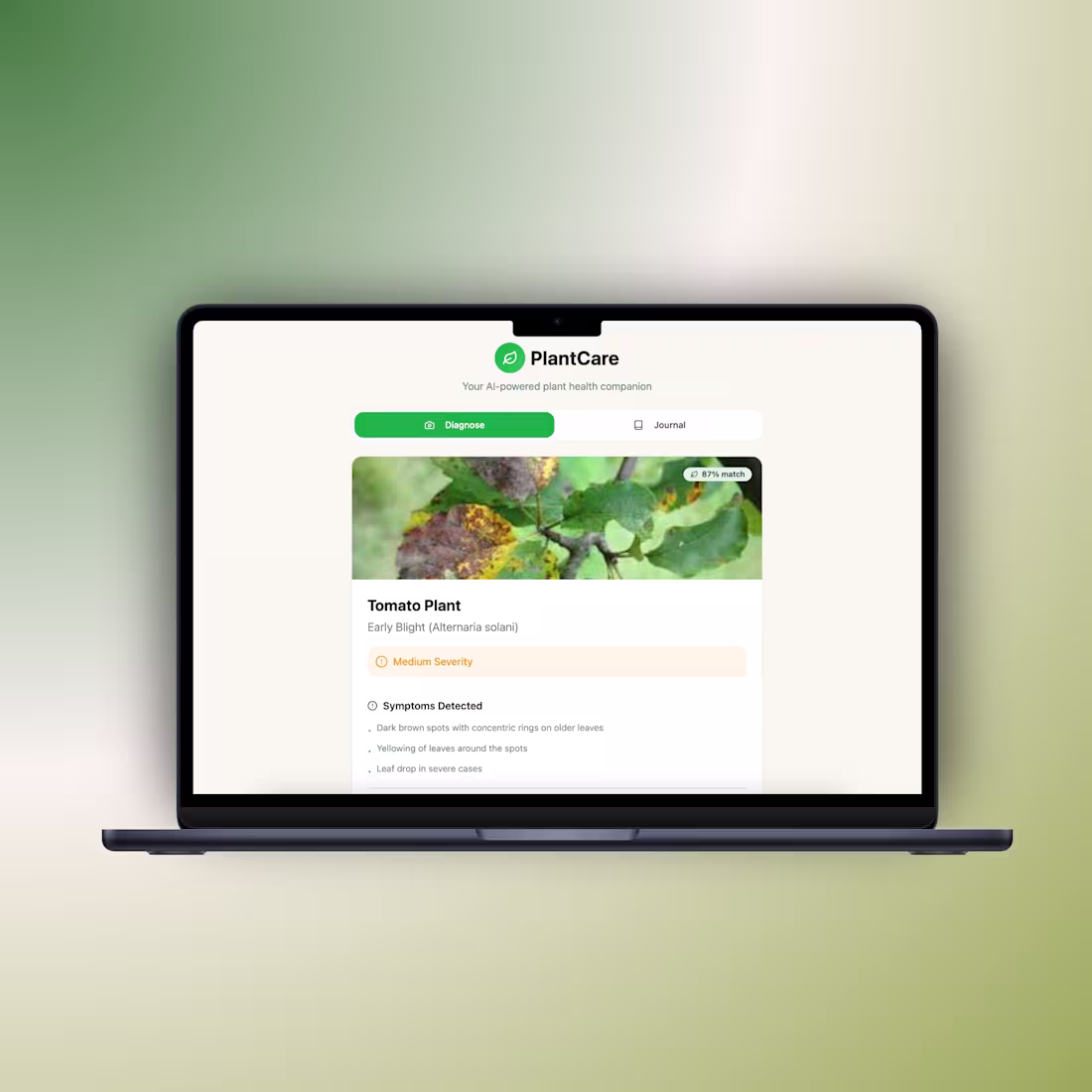 Cover image for LeafGuard – Intelligent Plant Diagnosis App