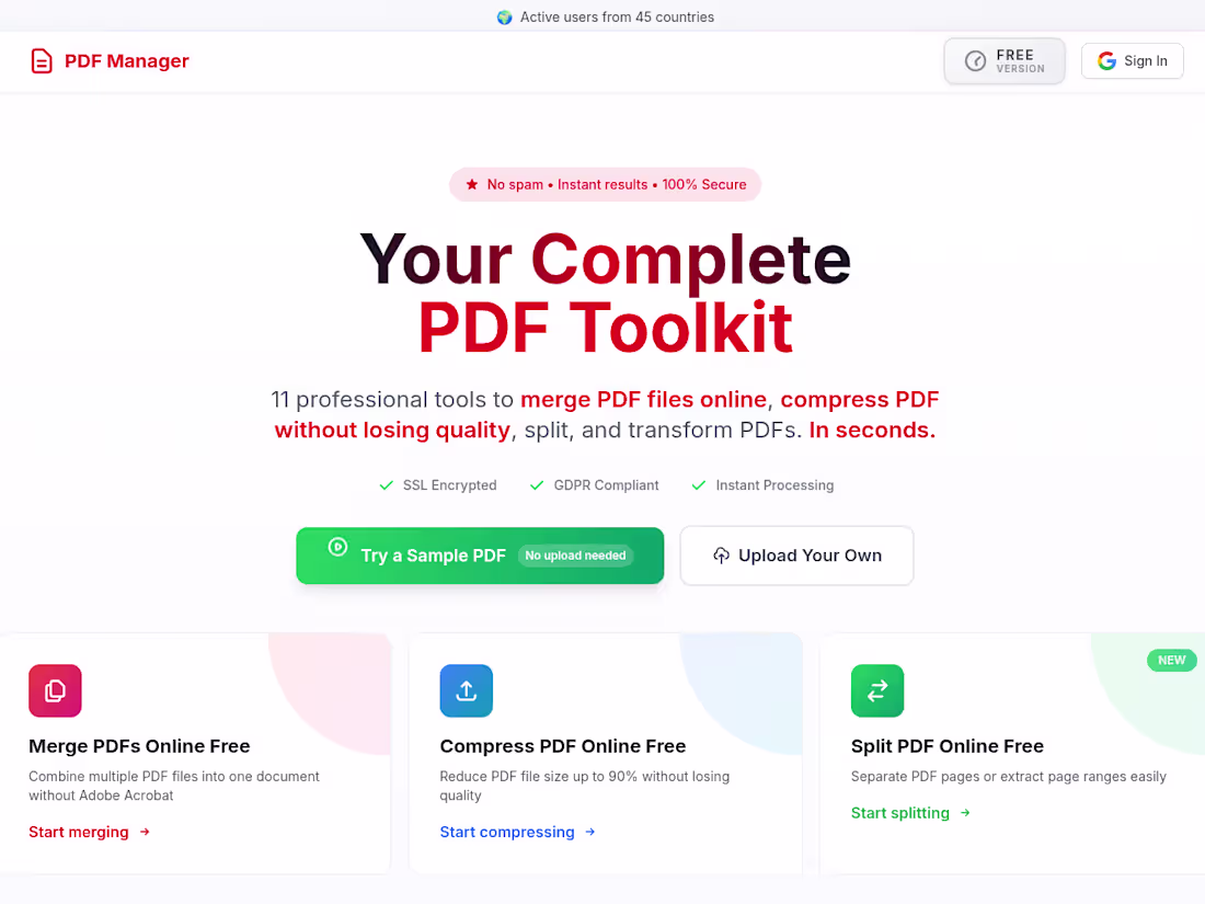 Cover image for https://pdf-manager.app/ - SaaS Rebranding for a client that...