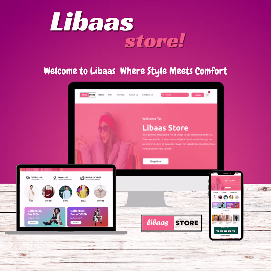 Cover image for  Libaas E-commerce WebApp 