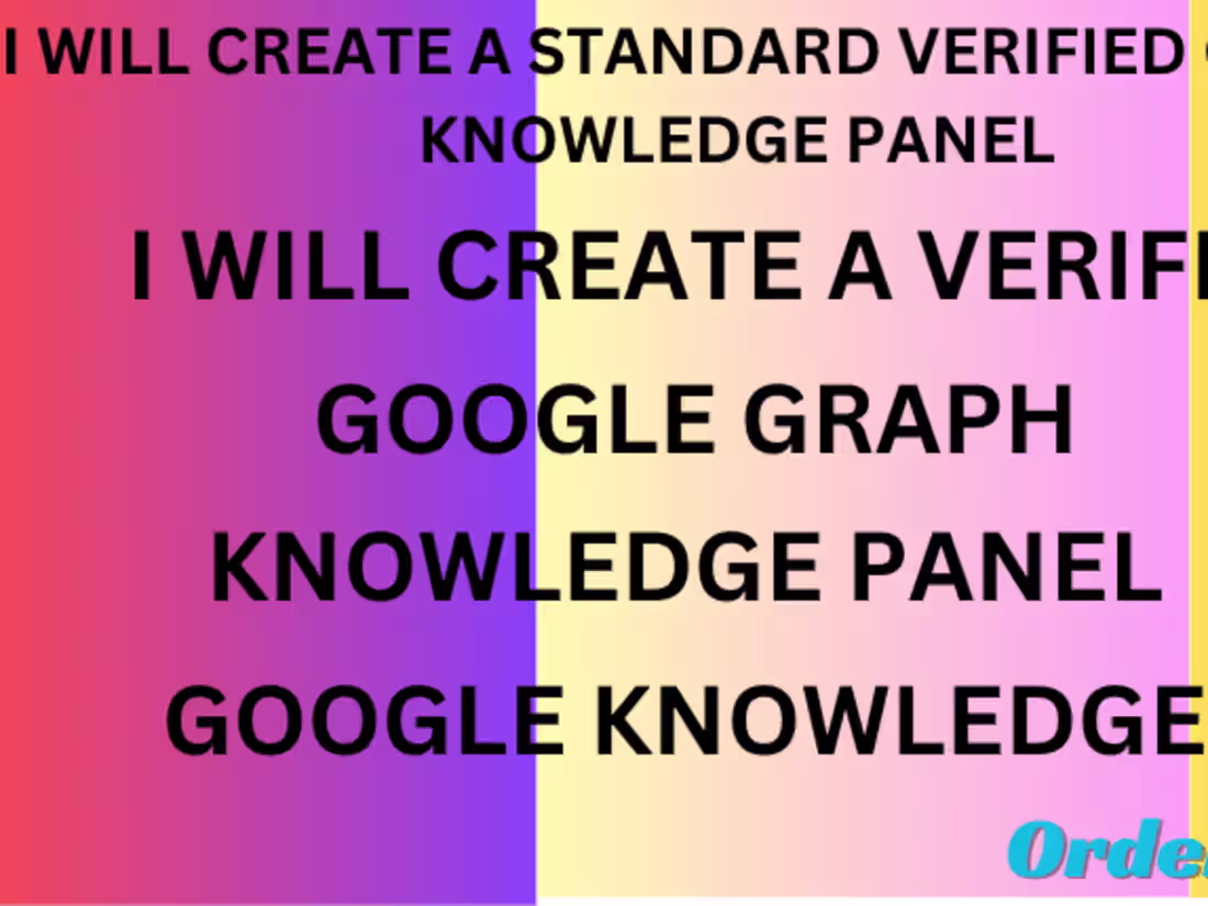 Cover image for I WILL CREATE OR EDIT GOOGLE KNOWLEDGE 