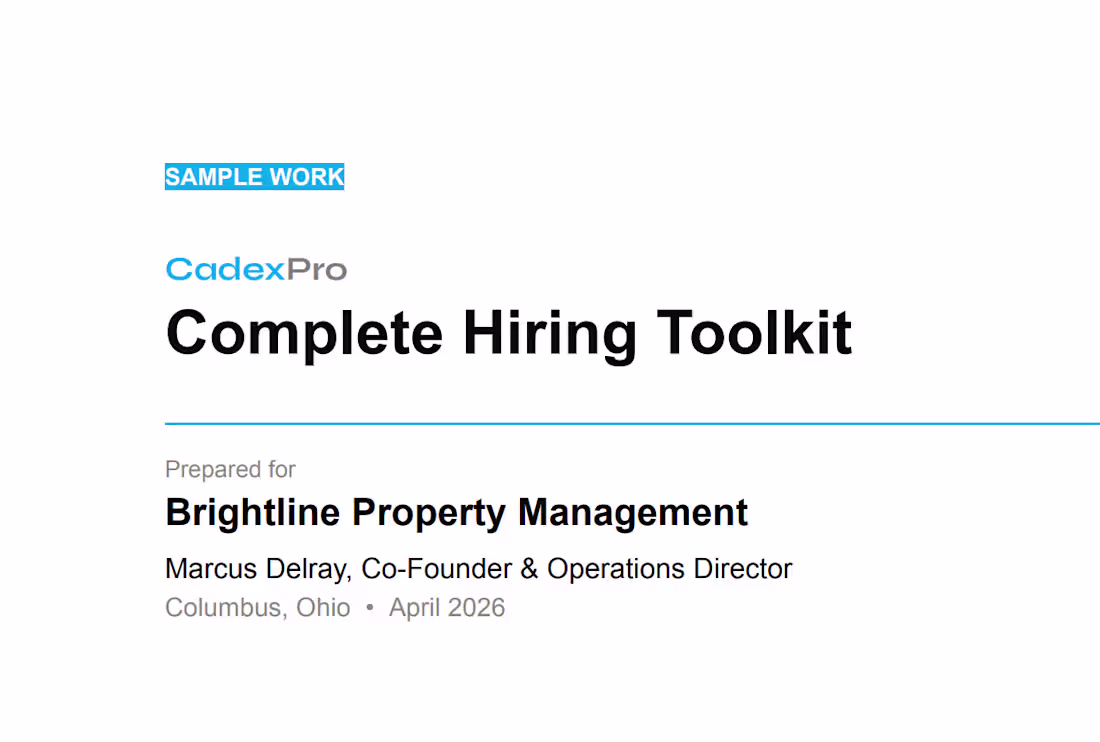 Cover image for Complete Hiring Toolkit — 3-Day Delivery