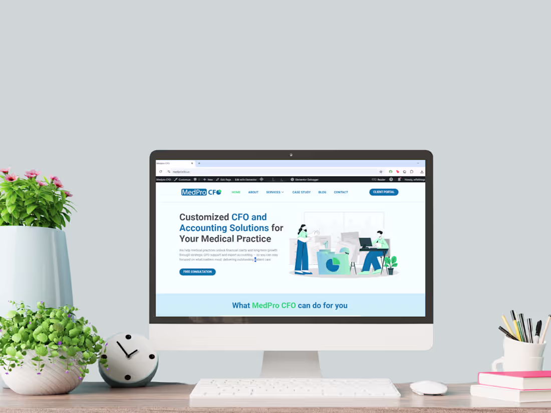 Cover image for Bringing MedPro CFO Online with a Bold, Human-Centered Website