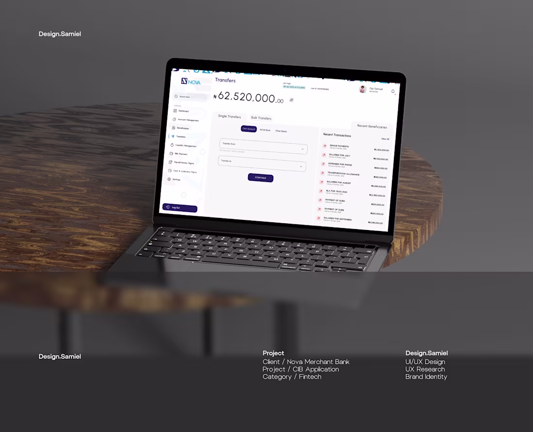 Cover image for Nova Merchant Bank's CIB